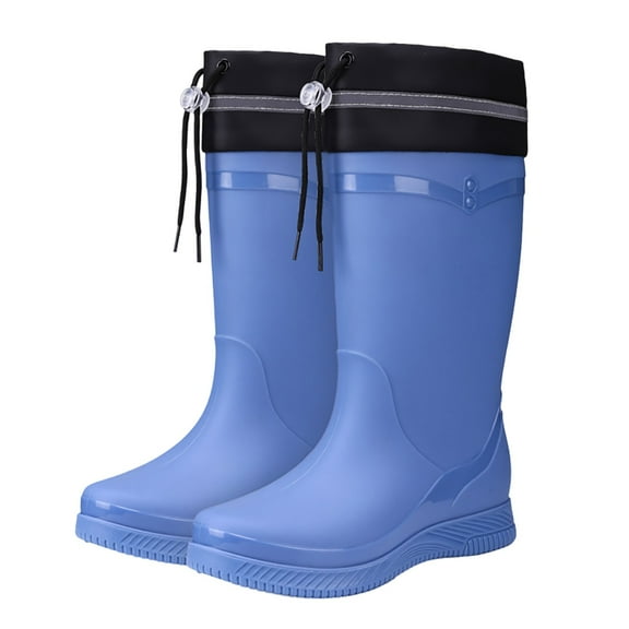 Women Rain Boots Ankle Rain Boots Waterproof Non- Casual Shoes Short Rain Boots Wide Calf For Gardening Outdoor Work And Everyday Wear Rain Boots