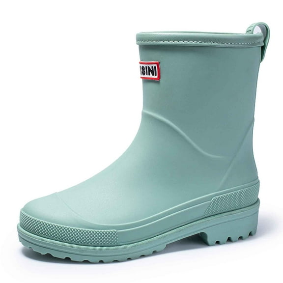 Women Rain Boots Ankle Rain Boots Waterproof Non- Casual Shoes Short Rain Boots Wide Calf For Gardening Outdoor Work And Everyday Wear Rain Boots