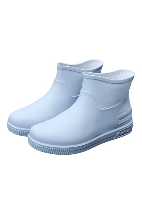 Women Rain Boots Ankle Rain Boots Waterproof Non- Casual Shoes Short Rain Boots Wide Calf For Gardening Outdoor Work And Everyday Wear Rain Boots