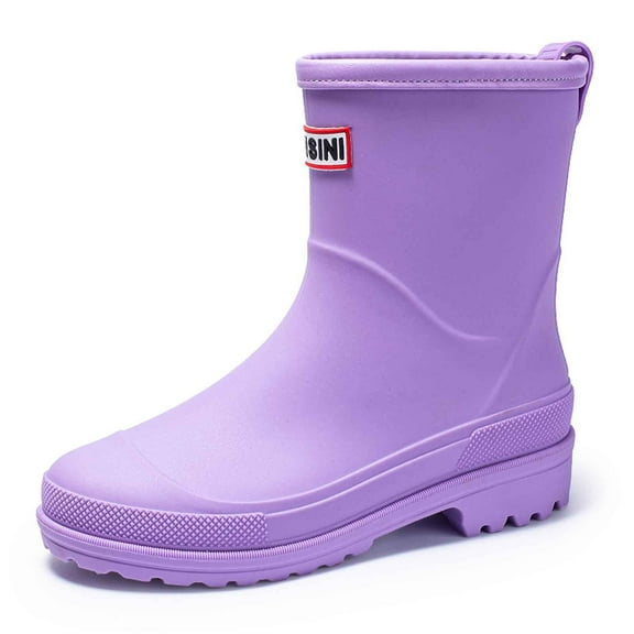 Women Rain Boots Ankle Rain Boots Waterproof Non- Casual Shoes Short Rain Boots Wide Calf For Gardening Outdoor Work And Everyday Wear Rain Boots
