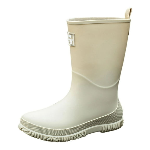 Women Rain Boots Ankle Rain Boots Waterproof Non- Casual Shoes Short Rain Boots Wide Calf For Gardening Outdoor Work And Everyday Wear Rain Boots