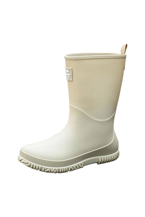 Women Rain Boots Ankle Rain Boots Waterproof Non- Casual Shoes Short Rain Boots Wide Calf For Gardening Outdoor Work And Everyday Wear Rain Boots