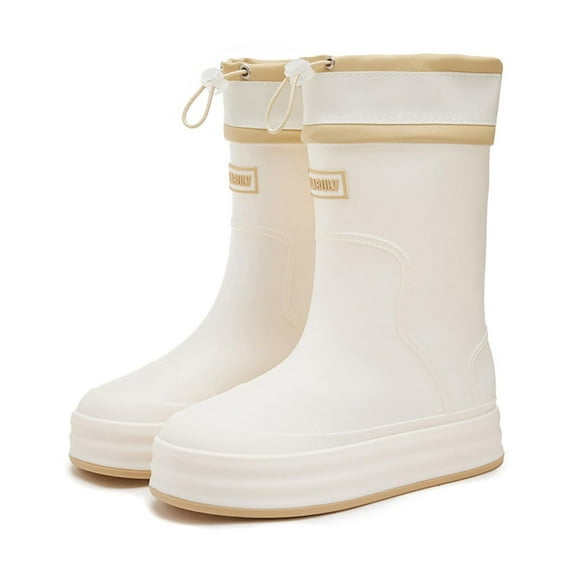Women Rain Boots Ankle Rain Boots Waterproof Non- Casual Shoes Short Rain Boots Wide Calf For Gardening Outdoor Work And Everyday Wear Rain Boots