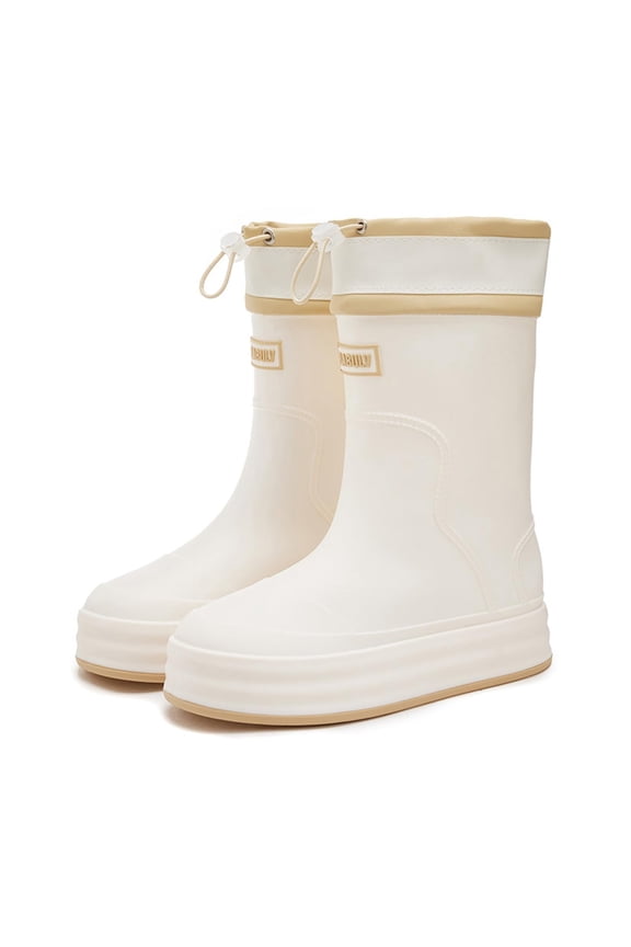 Women Rain Boots Ankle Rain Boots Waterproof Non- Casual Shoes Short Rain Boots Wide Calf For Gardening Outdoor Work And Everyday Wear Rain Boots