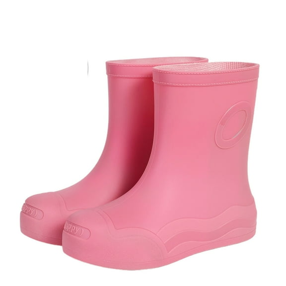Women Rain Boots Ankle Rain Boots Waterproof Non- Casual Shoes Short Rain Boots Wide Calf For Gardening Outdoor Work And Everyday Wear Rain Boots