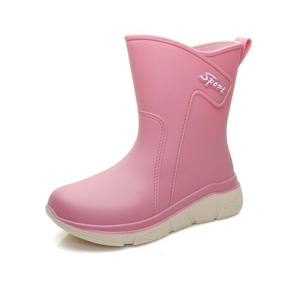 Women Rain Boots Ankle Rain Boots Waterproof Non-Slip Casual Shoes Short Rain Boots Wide Calf For Gardening Outdoor Work And Everyday Wear Rain Boots