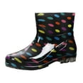 thumbnail image 1 of Women Rain Boots Rubber Outdoor Shoe For Wet Weather Comfortable Non Durable Design, 1 of 3