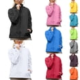 thumbnail image 1 of Women Rain Jacket Windbreaker Hooded Jackets Sun Protection Lightweight Jacket Packable Waterproof Rain Coat Hiking Purple L, 1 of 5