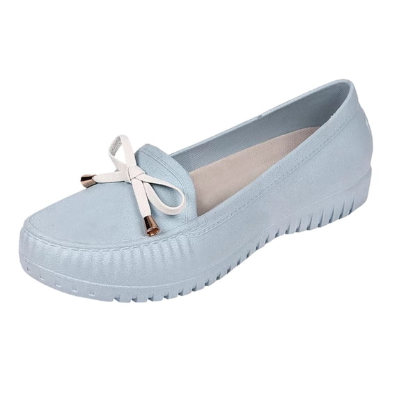 Women Rain Shoes Low Top Short Tube Rubber Rain Boots Non Slip Waterproof Shoes For Daily Use ,Us Size:7