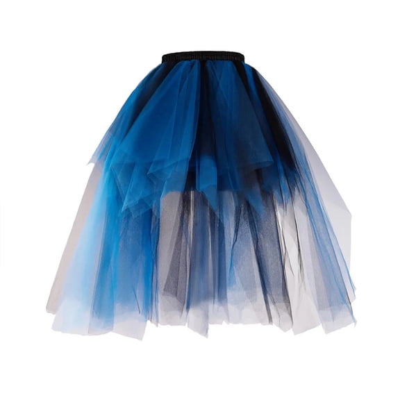 Women Rainbow Tutu Short Skirt 5 Layers Soft Tulle Girls Christmas Halloween Costumes Mesh Skirts