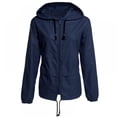 thumbnail image 1 of Women Raincoat Wind Waterproof Hooded Rain Outdoor Rain Clothes, 1 of 6