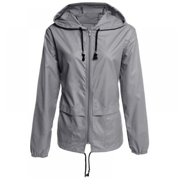 Women Raincoat Wind Waterproof Hooded Rain Outdoor Rain Clothes