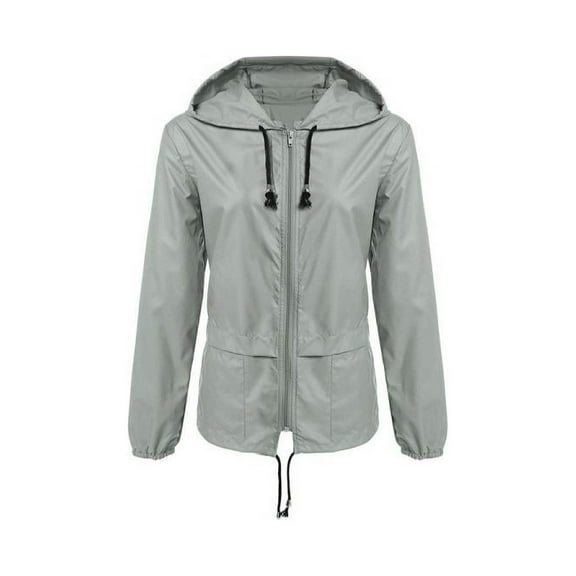 Women Raincoat Wind Waterproof Hooded Rain Outdoor Rain Clothes