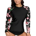thumbnail image 1 of Women Rash Guard Swim Shirts Long Sleeve Sun Shirts, 1 of 7
