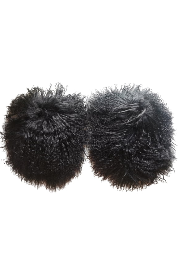 Women Real Mongolian Lamb Cuffs Arm Warmer Winter Warm Sleeve Decoration for Jacket Coat