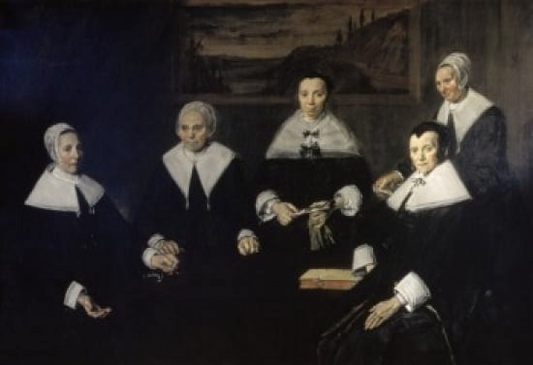 Women Regents of the Haarlem Almshouse 1664 Frans Hals ca (1581-1666Dutch) Musuem Franz Hals Haarlem Holland Canvas Art - Frans Hals (18 x 24)