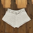 thumbnail image 1 of Women Relaxed Crochet Swim Shorts Bottoms Bikini Beach Swimwear Swimming pants, 1 of 9