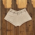 thumbnail image 1 of Women Relaxed Crochet Swim Shorts Bottoms Bikini Beach Swimwear Swimming pants, 1 of 9