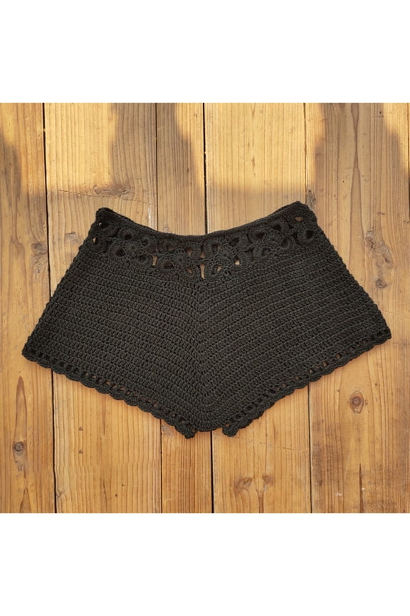 Women Relaxed Crochet Swim Shorts Bottoms Bikini Beach Swimwear Swimming pants