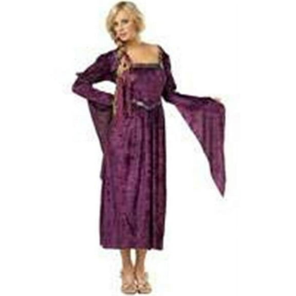 Women Renaissance Queen Costume, Purple - 2XL 20-22