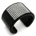 thumbnail image 1 of Women Resin Bangle with Top Grade Crystal in Clear - 5.5 in., 1 of 1