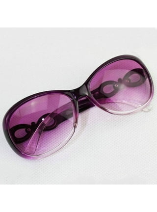 Oversized sunglasses Louis Vuitton Purple in Plastic - 31290325