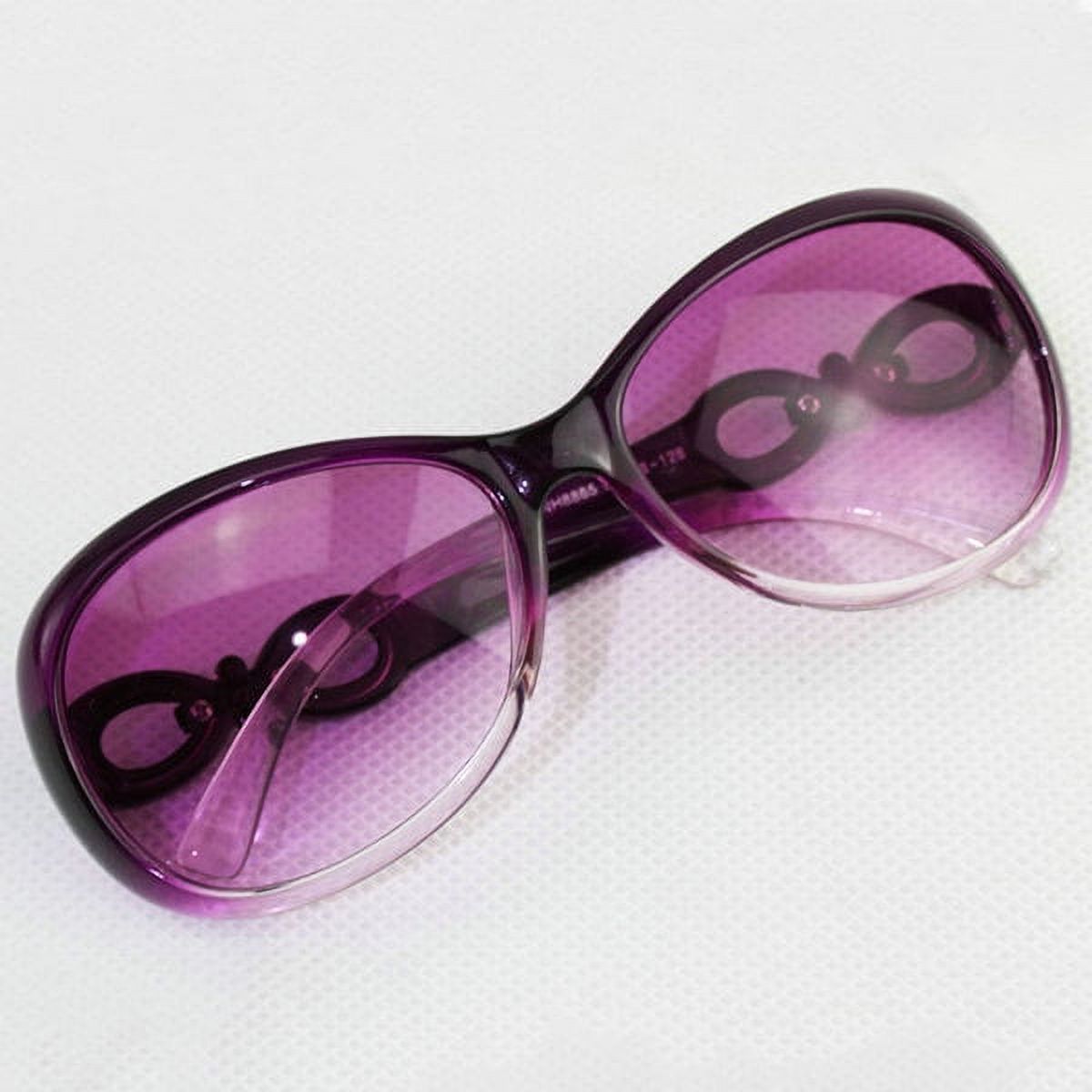 Women Retro Anti-UV Vintage Designer Polarized Sunglasses Elegant Oval Oversized Ladies - image 1 of 6