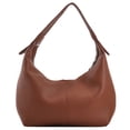 thumbnail image 1 of Women Retro Casual Armpit Handbag PU Leather Girls Outdoor Daily Bag (Brown), 1 of 7