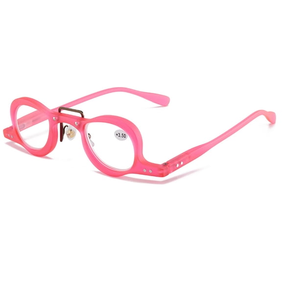 Women Retro Designer Pink Reading Glasses 3.0 Men Stylish Spring Hinges Readers +3.00 Strength
