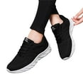 thumbnail image 1 of Women Retro Fashion Sneakers Mesh Upper Comfortable Non Slip Walking Shoes Arch Support Classic Shoes for Daily Work White Size 6.5, 1 of 6