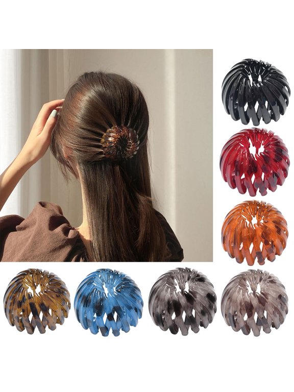 Women Retro Geometric Elastic Hair Loop Leopard Hairband Styling Accessories