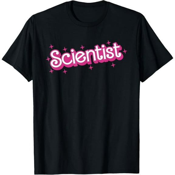 Women Retro Pink Scientist Science Teacher Back To School T-Shirt