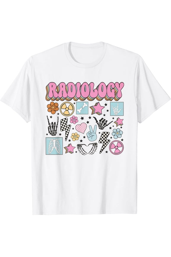 Women Retro Radiology Nurse RAD Tech CT MRI Tech Graduation T-Shirt