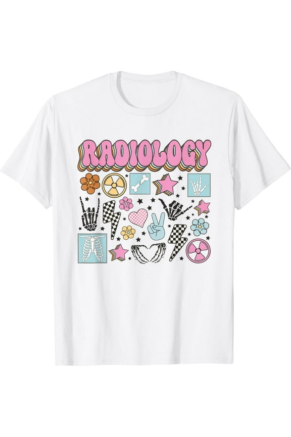 Women Retro Radiology Nurse RAD Tech CT MRI Tech Graduation T-Shirt