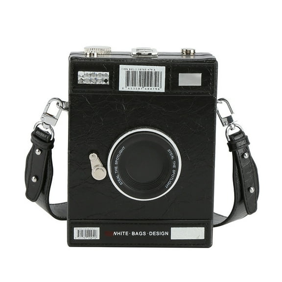 Women Retro Shoulder Bag Camera Shape Crossbody Bag Everyday Bag Handbag PU Leather Messengers Bag for Daily Travel