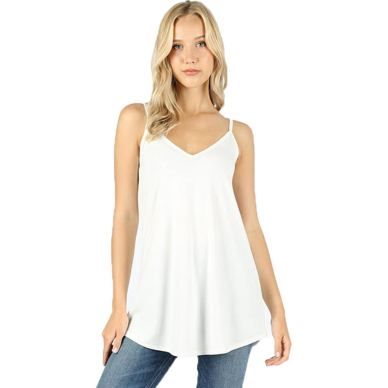 Women Reversible flare camisole tank top