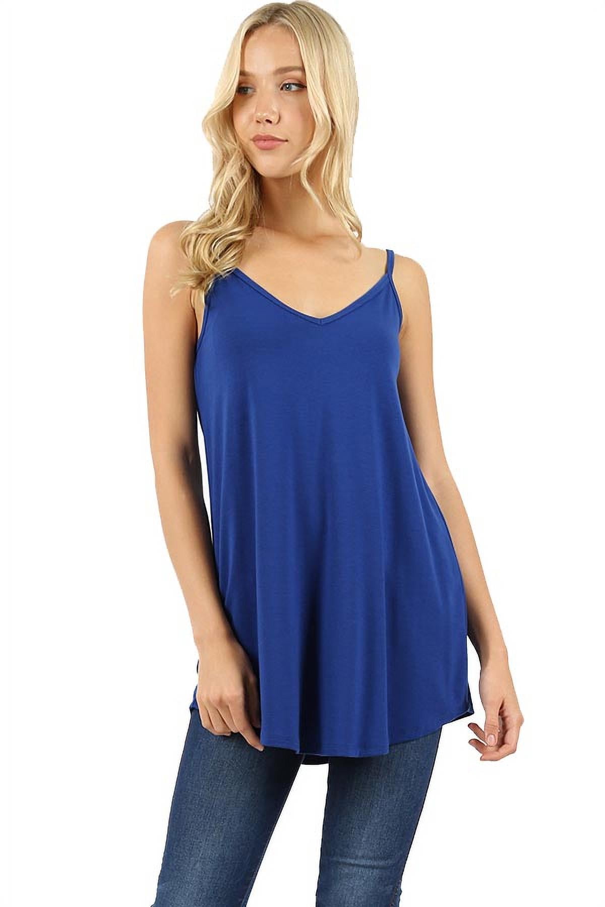 Women Reversible flare camisole tank top