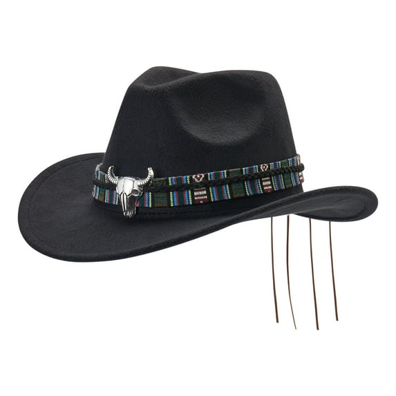 Women Rhinestone Cowboy Hats Sequined Wide Brim Western Hat Shiny Cowgirl Cap for Party Holidays
