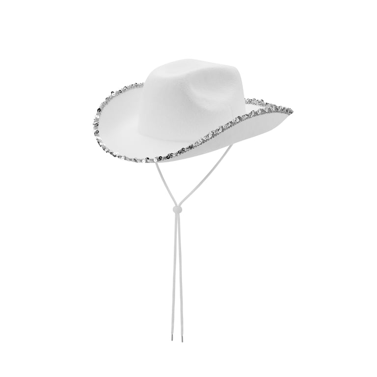 Women Rhinestone Cowboy Hats Sequined Wide Brim Western Hat  display picture 3