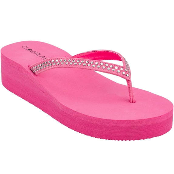 Women Rhinestone Decor Flip Flops Glamorous Summer Flip Flops Toe Post Vacation Fashion Black Flip Flops Summer Fashion Sandals