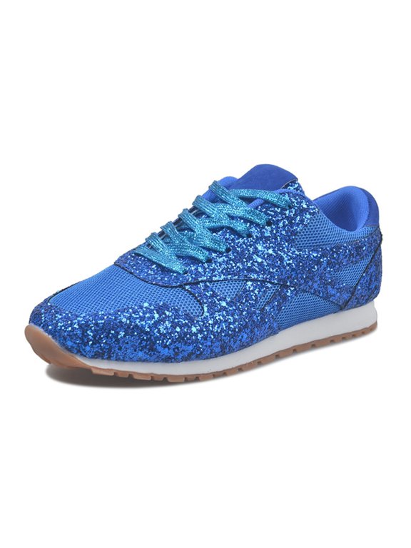 Women Rhinestone Sneakers Breathable Casual Walking Shoes Sequin Fashion Trainers