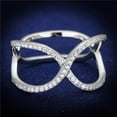 thumbnail image 1 of Women Rhodium 925 Sterling Silver Ring with AAA Grade CZ in Clear - Size 7, 1 of 1