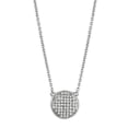 thumbnail image 1 of Women Rhodium Brass Necklace with AAA Grade CZ in Clear - 16 in., 1 of 1