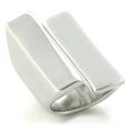 thumbnail image 1 of Women Rhodium Brass Ring with No Stone in No Stone - Size 9, 1 of 1