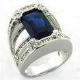 thumbnail image 1 of Women Rhodium Brass Ring with Synthetic in Montana - Size 7, 1 of 1