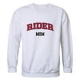 thumbnail image 1 of Women Rider University Broncos Mom Crewneck Fleece, White - 2XL, 1 of 1