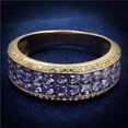 thumbnail image 1 of Women Rose Gold 925 Sterling Silver Ring with AAA Grade CZ in Amethyst - Size 8, 1 of 1