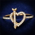 thumbnail image 1 of Women Rose Gold 925 Sterling Silver Ring with AAA Grade CZ in Clear - Size 7, 1 of 1
