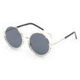 thumbnail image 1 of Women Round Cat Eye Fashion Sunglasses, 1 of 9