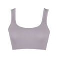 thumbnail image 1 of Womens Crop Tank Tops Basic Ribbed Sleeveless Scoop Neck Tees Quick Dry Casual Cami Tops, 1 of 2